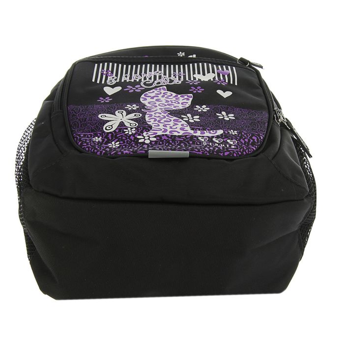 Рюкзак молодежный эргономичная спинка Stavia 41*27*15 I love cats, чёрный 67127