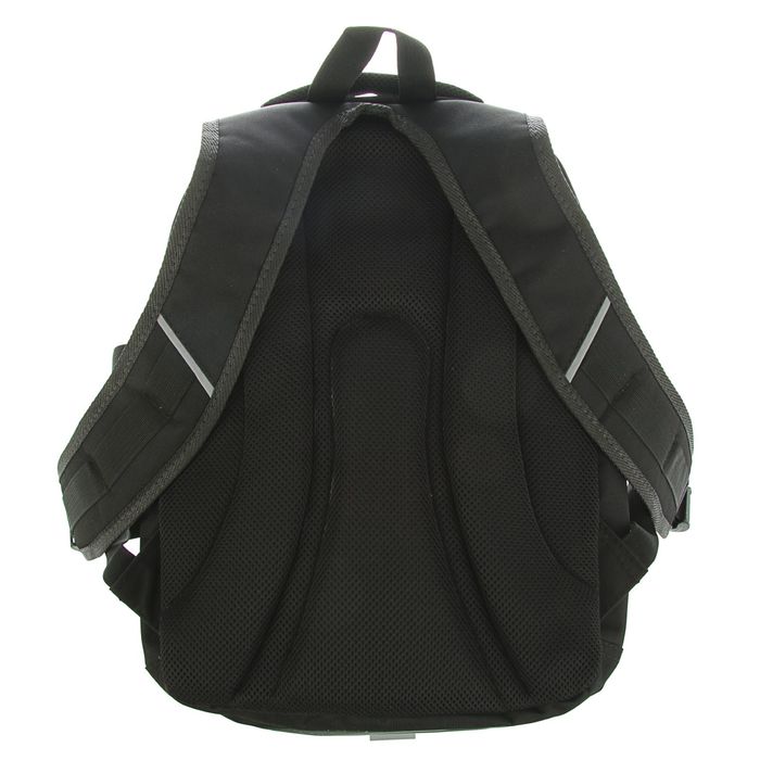 Рюкзак молодежный эргономичная спинка Stavia 40*28*18 «Небоскребы», чёрный/рыжий 67151