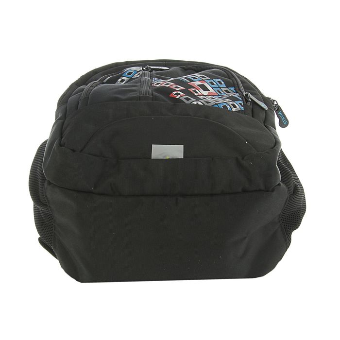 Рюкзак молодежный эргономичная спинка Stavia 41*27*17 «Ромбы», чёрный/красный/синий 67157