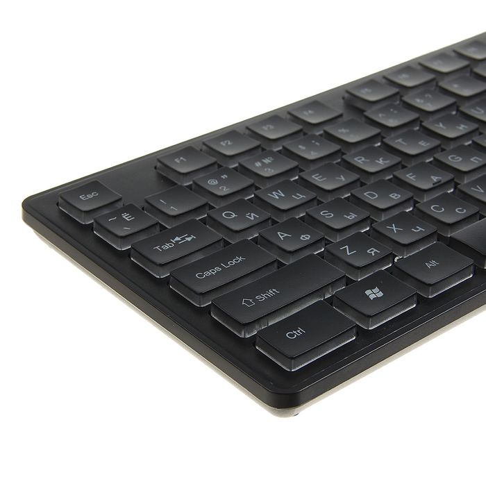 Клавиатура проводная Smartbuy ONE 305, USB, с подсветкой, черная