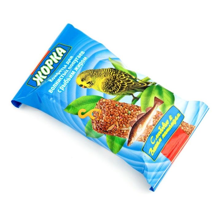Конфеты Жорка "Рыбий жир" для попугаев, 2шт