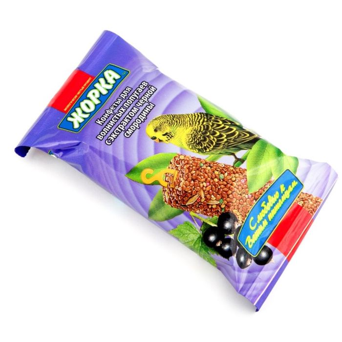 Конфеты Жорка "Черная Смородина" для попугаев, 2шт