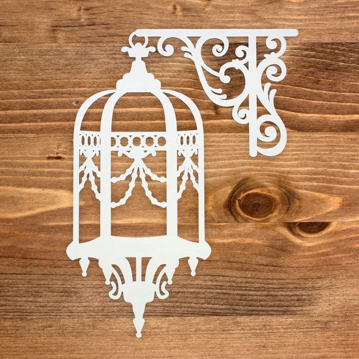 Чипборд картон  "Бра" [2]  4,5х6 см