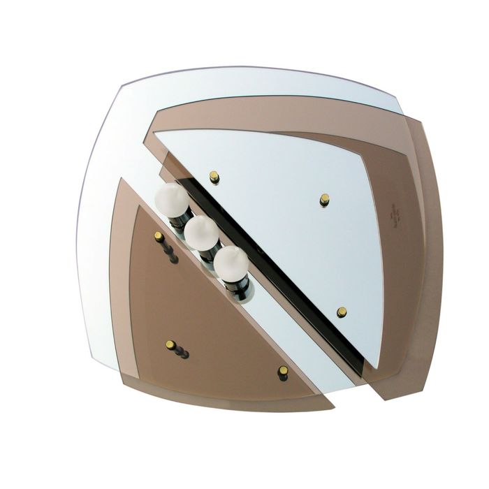 Люстра "Рокфор" 1324 бронза 3*60Вт Е14 40х40х12 см