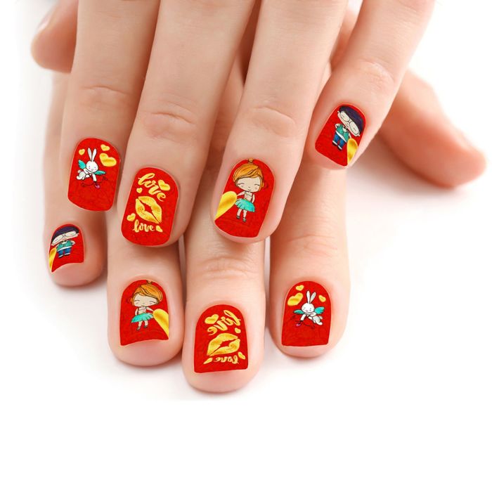 Слайдер-дизайн для ногтей "Любовь это..."