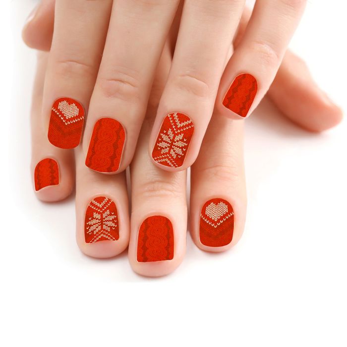 Слайдер-дизайн для ногтей "Скандинавский орнамент"