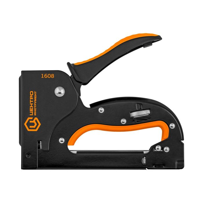 Степлер "Центроинструмент" 1608, тип 53, 4-14 мм, регулируемый, усиленный, металл