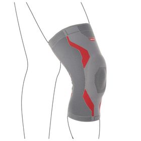 Ортез коленный Genu Sensa с силиконовым кольцом арт.50K15 V-Max р.M/серый