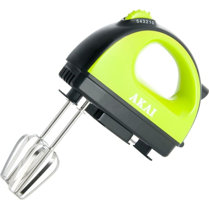 Миксер Akai GH-1504 GL , 200 Вт, 5 скоростей, 4 насадки