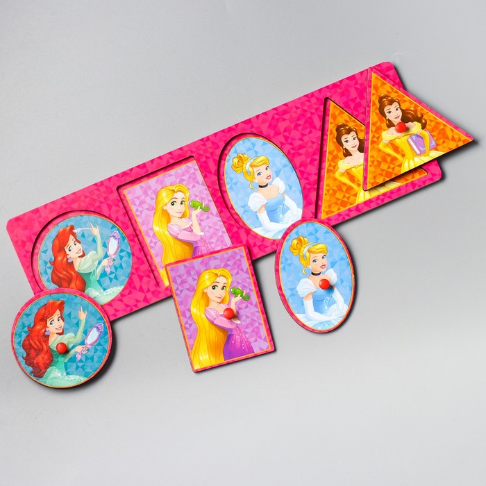 Рамка-вкладыш малая "Самой милой" Принцессы, 4 элемента