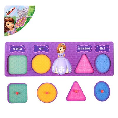 Рамка-вкладыш малая "Фигуры" София Прекрасная, 4 элемента