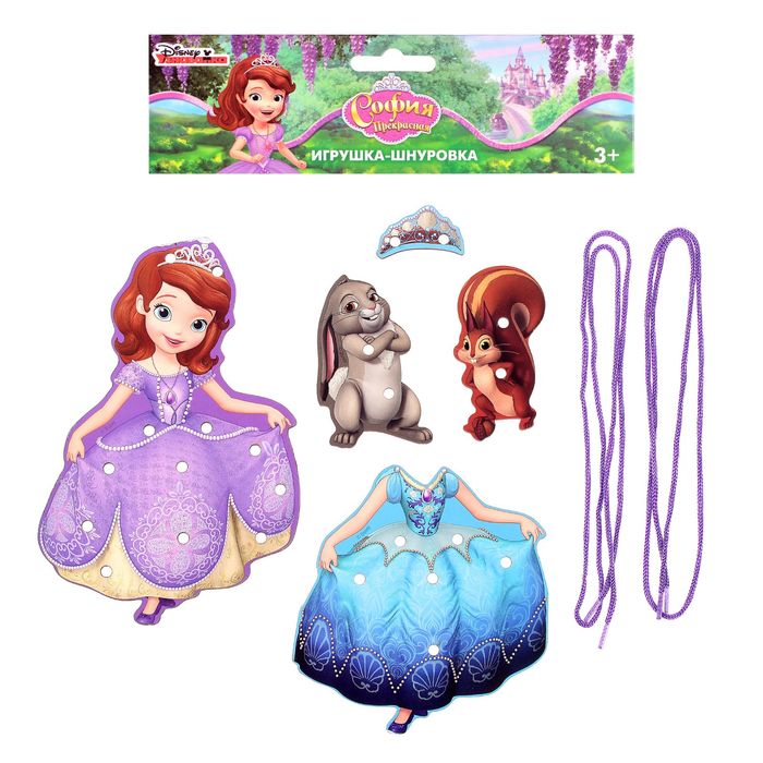 Шнуровка фигурная "Принцесса" София Прекрасная 5 элементов