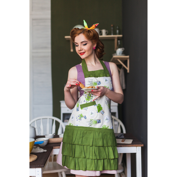 Фартук с карманом LISTELLE COLLECTION Розмари танго, размер 170х98