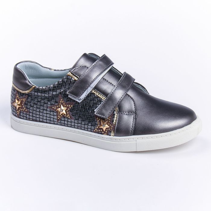 Туфли детские "Детство", размер 35, цвет серый (арт. A16-255)