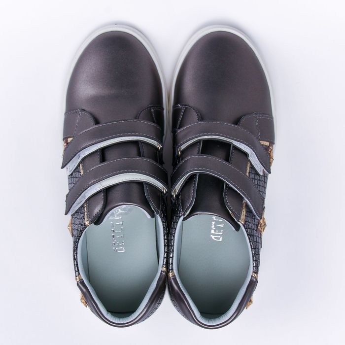 Туфли детские "Детство", размер 35, цвет серый (арт. A16-255)