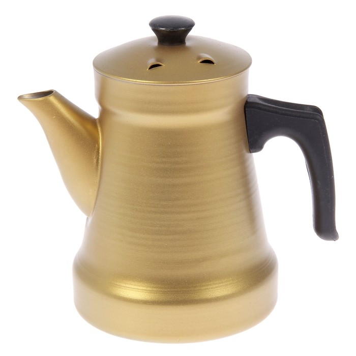 Кофейник 1 л, антипригарное покрытие, фиксированная ручка, МИКС