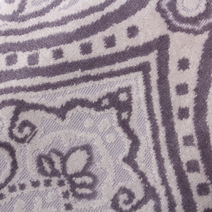 Полотенце велюровое 100х150 Дели серый, 500 гр/м2, хл 100%