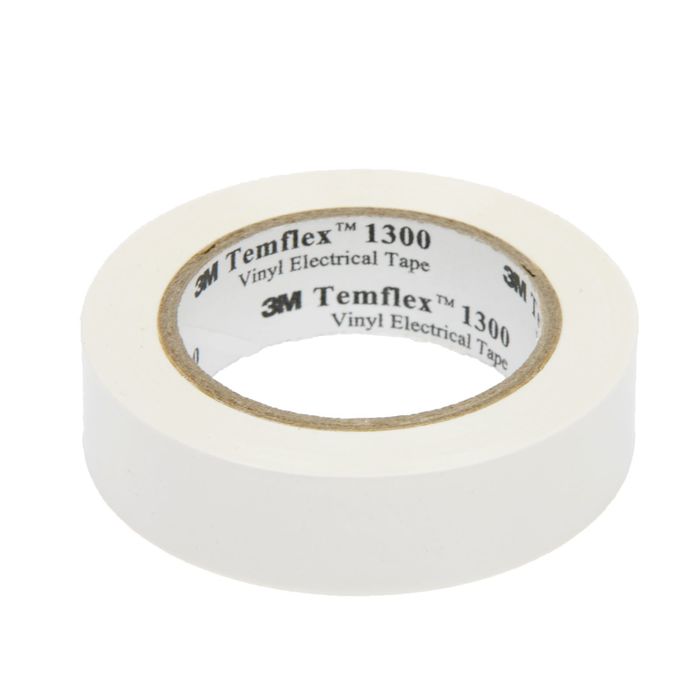 Изолента 3М "Temflex 1300", ПВХ, 15 мм x 10 м, белая