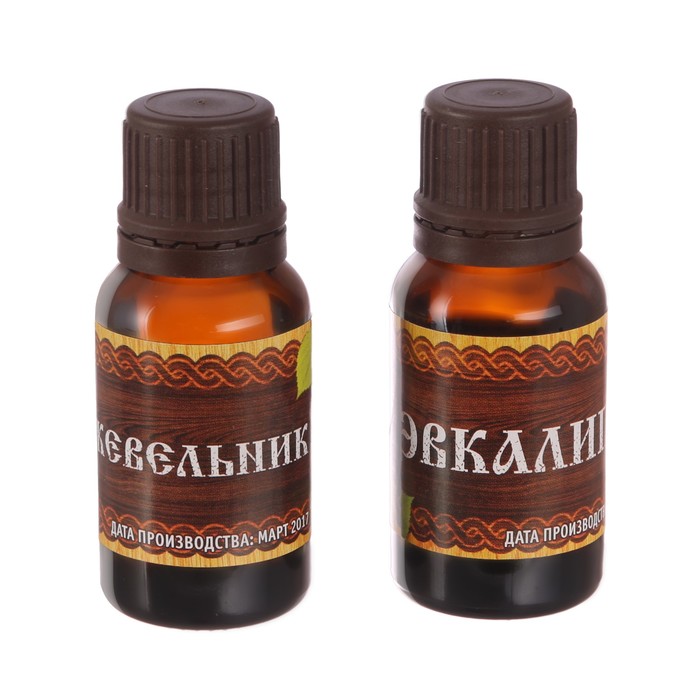 Набор "Хозяину в русскую баньку": 2 аромамасла по 15 мл и ароматическая смесь для бани и ванны, 100 мл