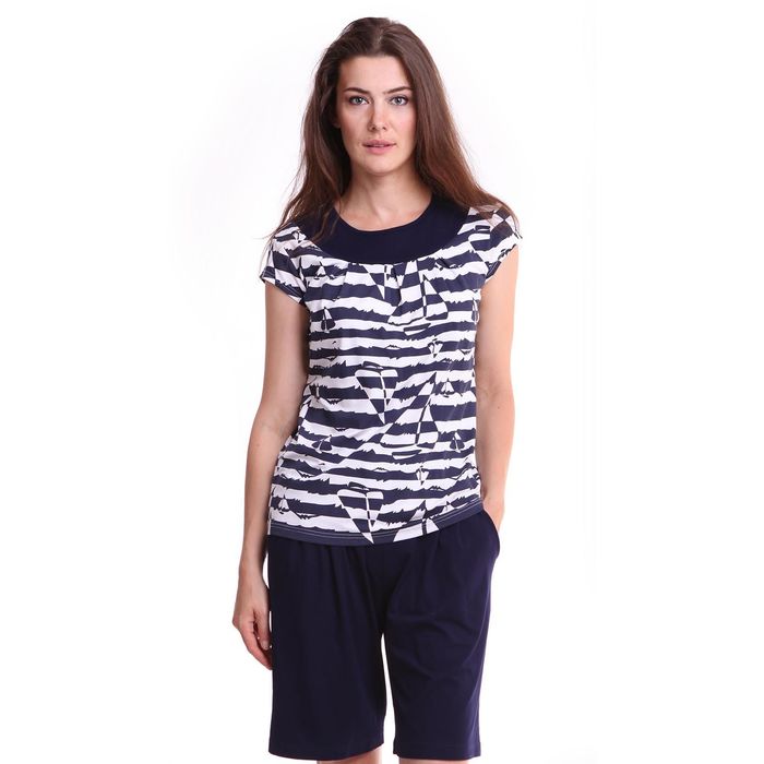 Футболка женская, рост 170-176 см, размер 42, цвет тёмно-синий