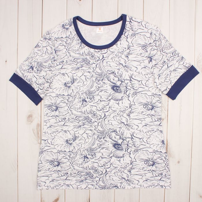 Футболка женская, рост 170-176 см, размер 44, цвет тёмно-синий