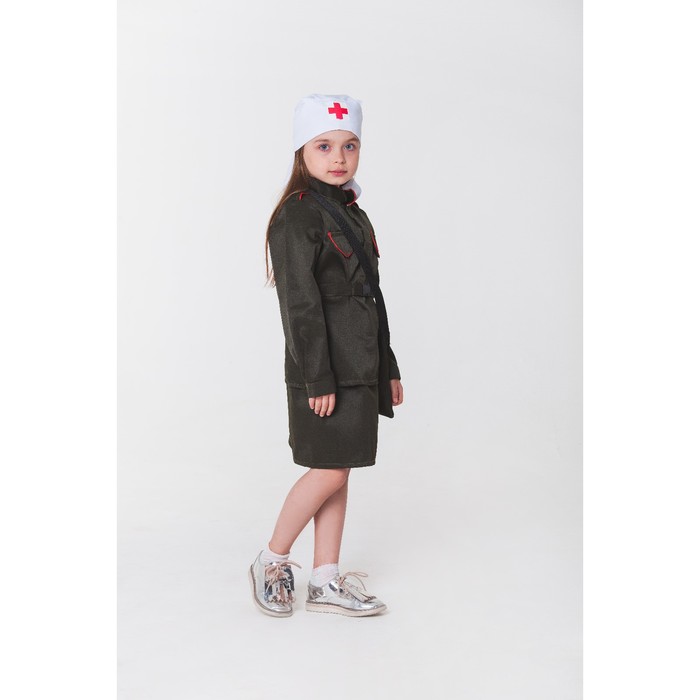 Карнавальный костюм "Санитарка", рост 122-128 см, 6-7 лет