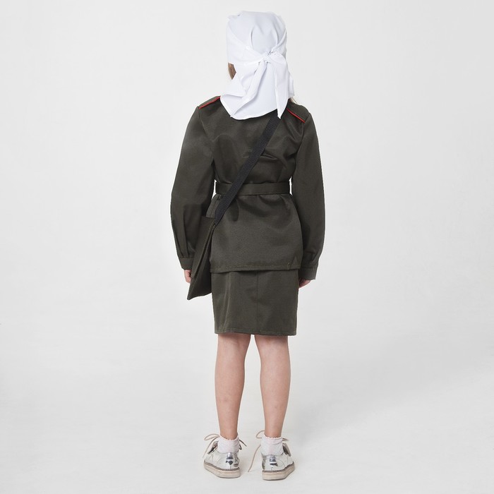 Карнавальный костюм "Санитарка", рост 122-128 см, 6-7 лет