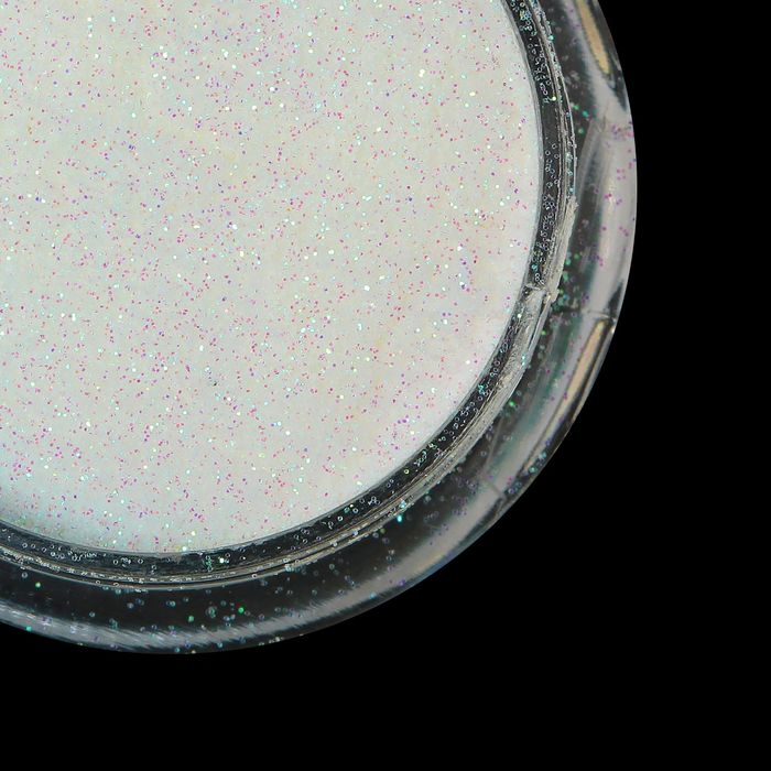 Бархатный песок "Ирис" для декора ногтей, мелкий, цвет белый/розовый/зелёный