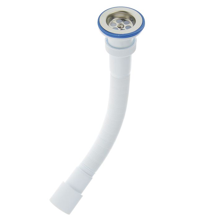 Сифон VirPlast "МИНИ Элит", 1 1/2" x 40/50 мм, гофрированный