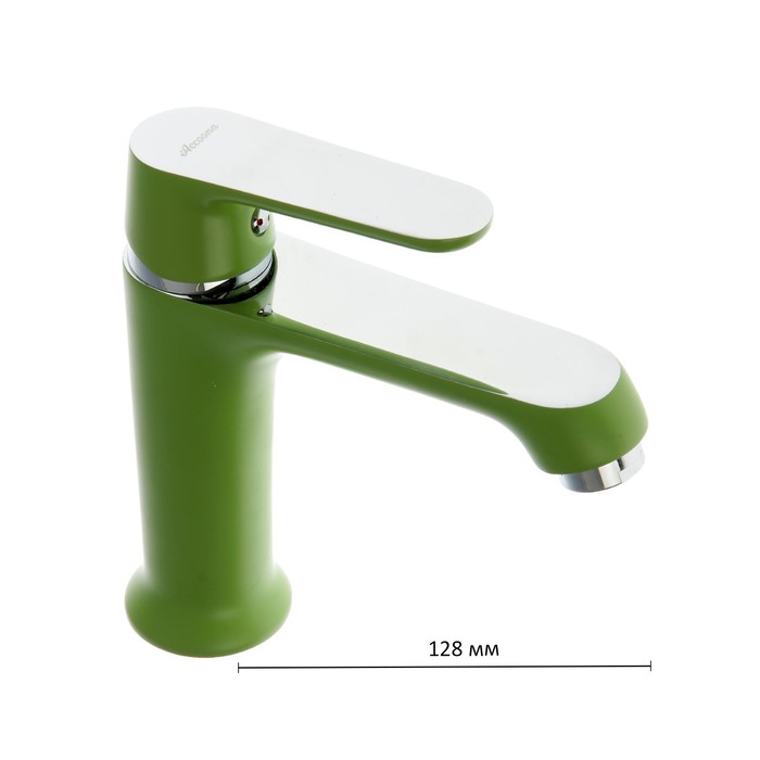 Смеситель для раковины Accoona A9666K, однорычажный, зеленый