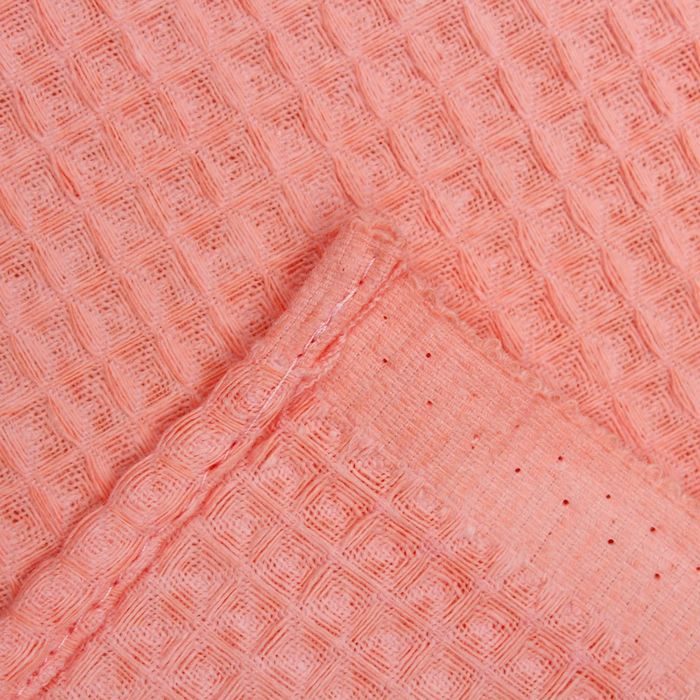 Полотенце вафельное 70х140 г/к, цвет персик