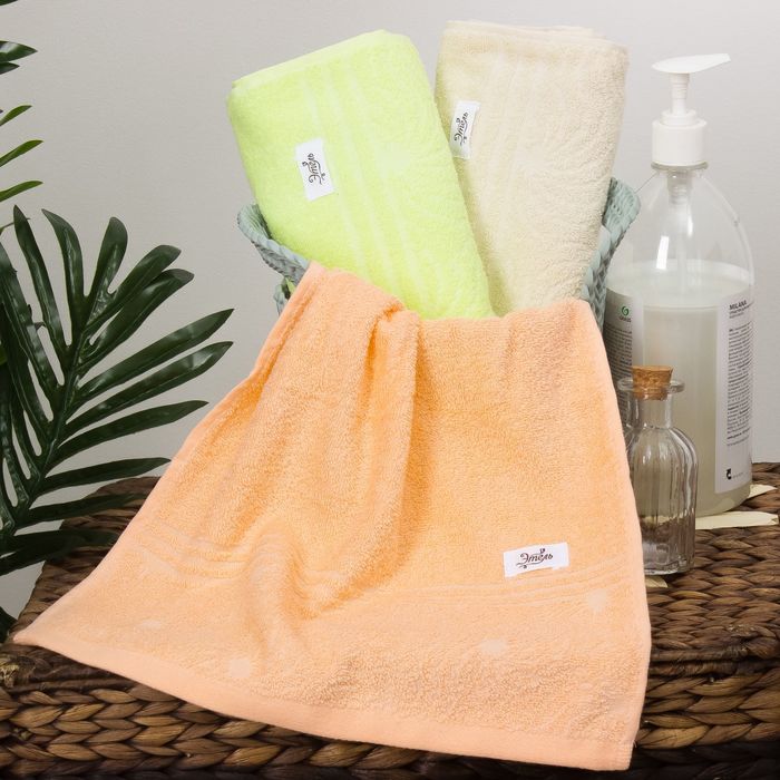 Набор полотенец "Этель" Рапсодия, размер 30х70 см-1 шт., 50х90 см-2 шт., 400 г/м2