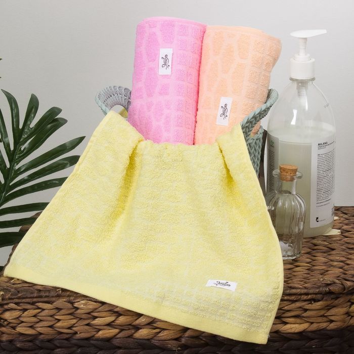 Набор полотенец "Этель" Серпенте, размер 30х70 см-1 шт., 50х90 см-2 шт., 400 г/м2