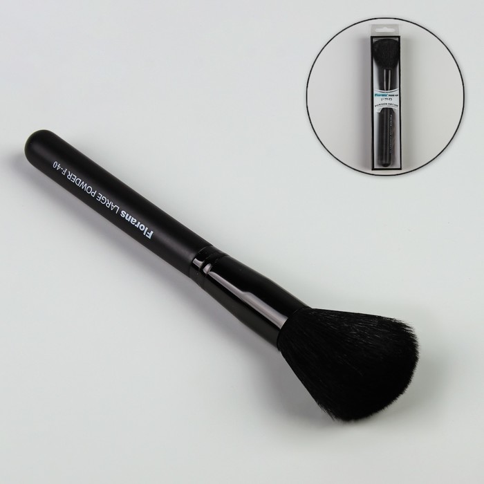 Кисть для пудры и румян, скруглённая