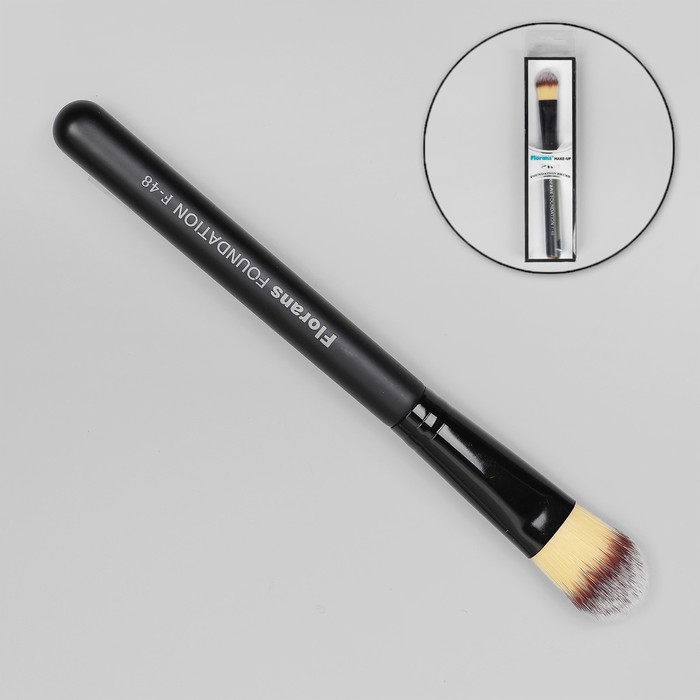 Кисть для тонального крема, скруглённая