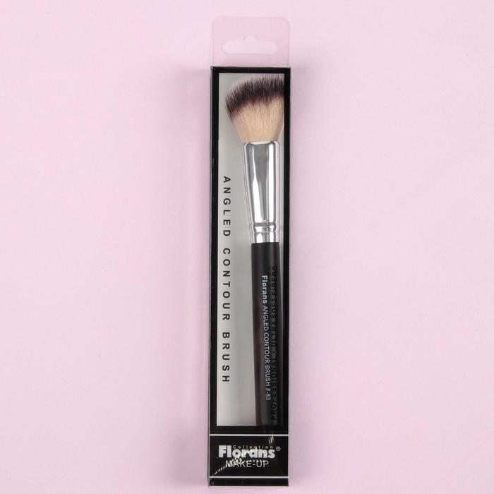 Кисть для пудры и румян, скошенная