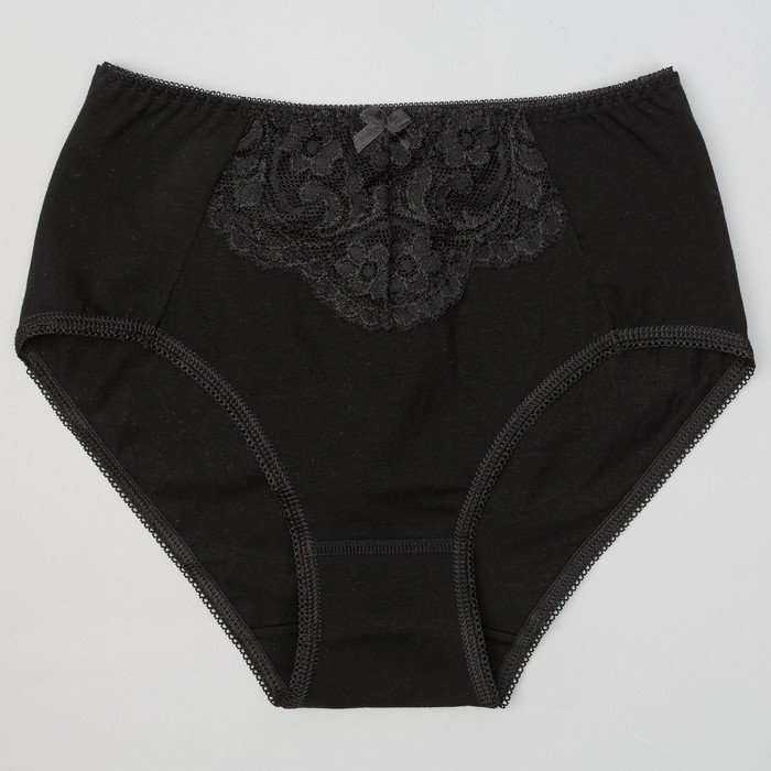 Трусы женские слипы макси Т-11 цвет чёрный, р-р 56