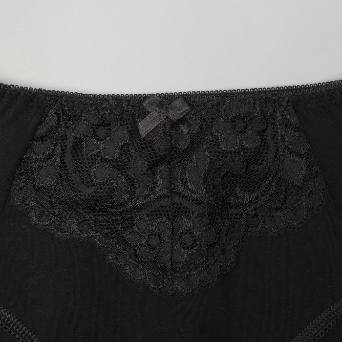 Трусы женские слипы макси Т-11 цвет чёрный, р-р 56