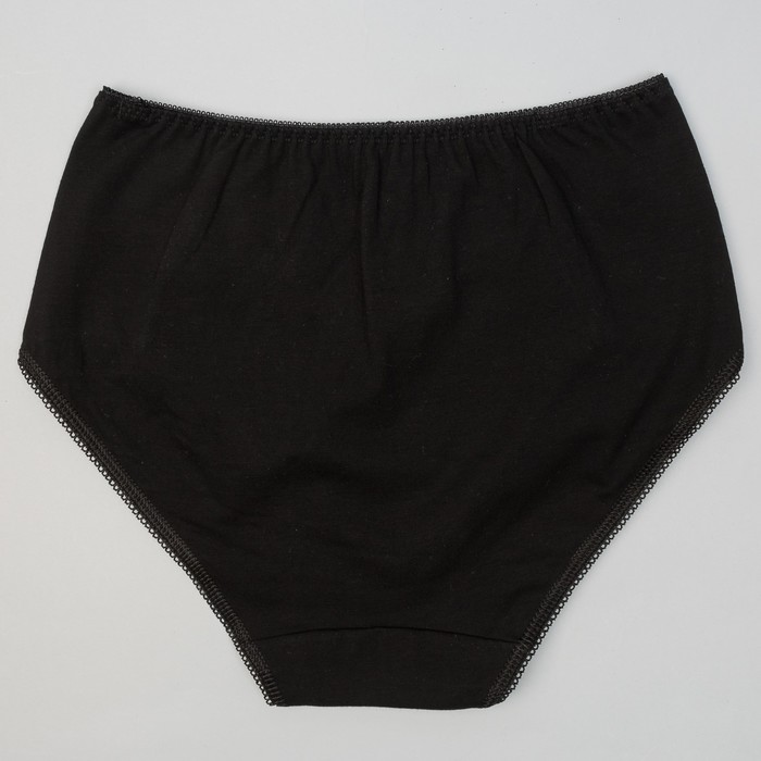 Трусы женские слипы макси Т-11 цвет чёрный, р-р 56