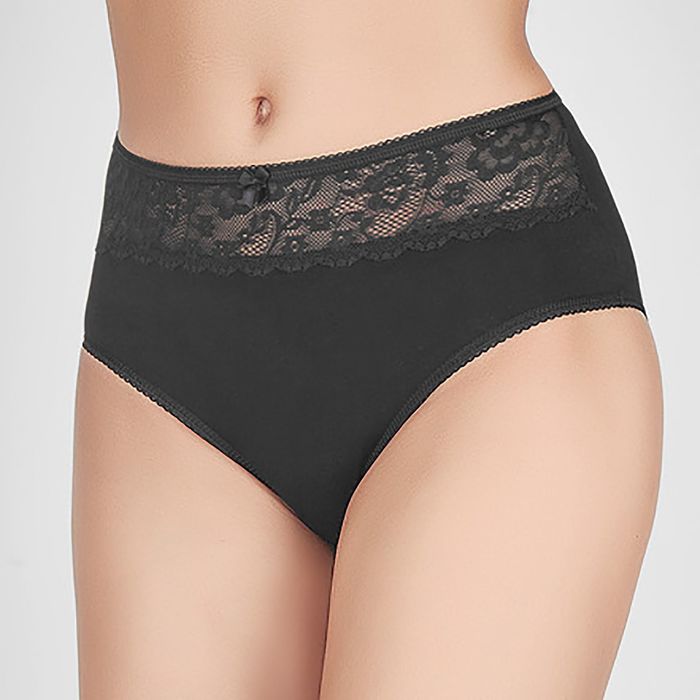 Трусы женские слипы макси Т-12 цвет чёрный, р-р 50