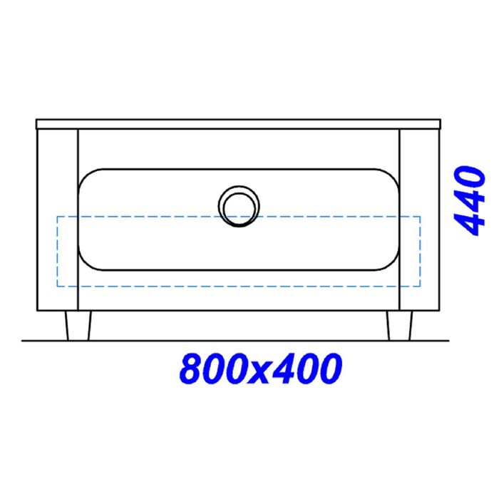 Тумба Aqwella INFINITY 100, напольная, с ящиком, черная Inf.03.10/BLK