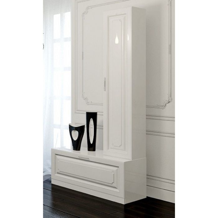 Тумба Aqwella EMPIRE 100, напольная, белая Emp.03.10/W