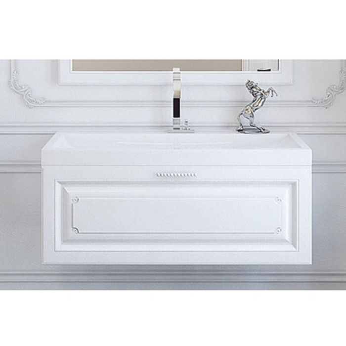 Комплект мебели Aqwella EMPIRE 100 подвесной, тумба с раковиной Infinity 1000, белый