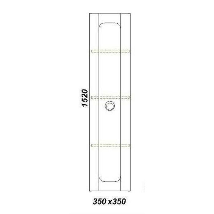 Пенал подвесной Aqwella INFINITY, белый Inf.05.35