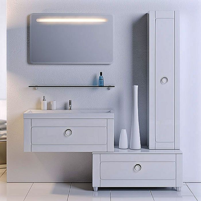 Пенал подвесной Aqwella INFINITY, белый Inf.05.35