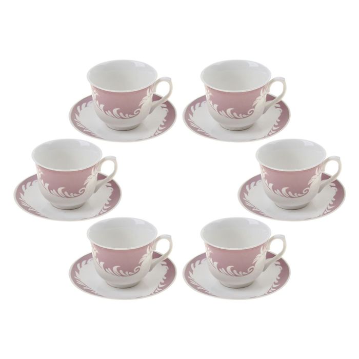 Сервиз чайный "Мирэль", 12 предметов: 6 чашек 220 мл, 6 блюдец УЦЕНКА