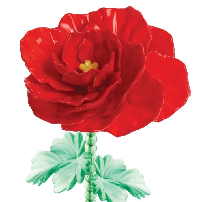 Набор для создания цветка из пластика "Красный мак"