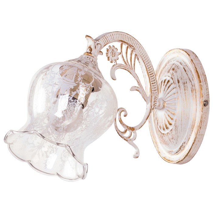 Бра "Фабиан"  1 лампа 60Вт Е27 белый 20х10х30