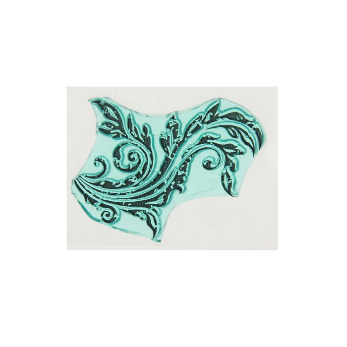 Штамп "Завиток ажурный" 4,5х3,3 см (STAMP564)