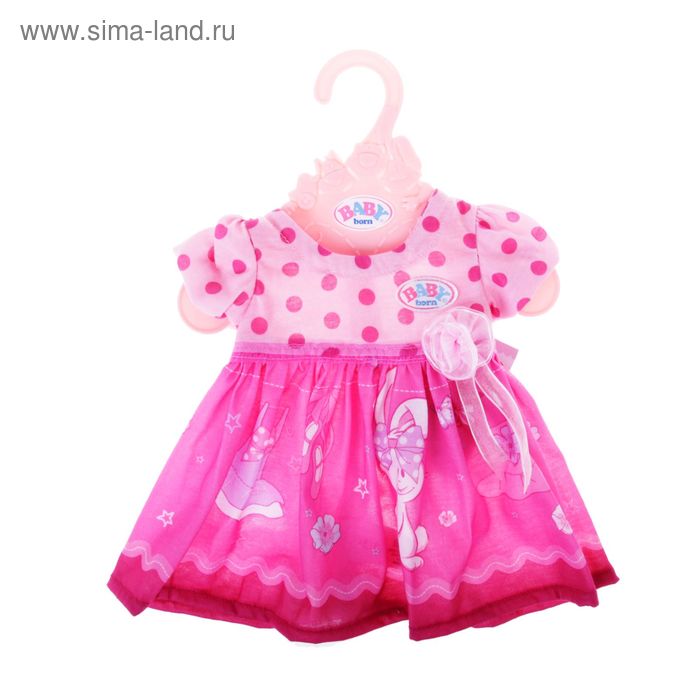 фото Одежда для кукол baby born «платье», микс zapf